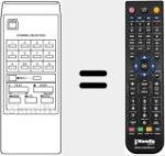 Replacement remote control for RC 81 (RC31)