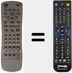 Replacement remote control for REMCON036