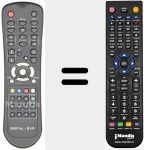 Replacement remote control for REMCON885