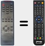 Replacement remote control for REMCON453