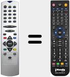 Replacement remote control for REMCON1351