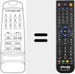 Replacement remote control for REMCON1286