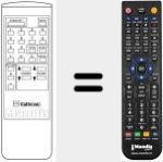 Replacement remote control for REMCON554