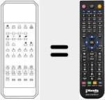 Replacement remote control for REMCON655