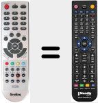 Replacement remote control for REMCON1337