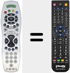 Replacement remote control for REMCON805