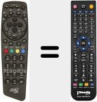 Replacement remote control for REMCON748