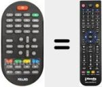 Replacement remote control for REMCON045