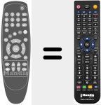 Replacement remote control for REMCON1114