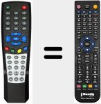 Replacement remote control for REMCON431