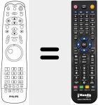Replacement remote control for REMCON1193