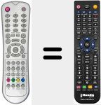 Replacement remote control for REMCON1221