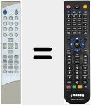 Replacement remote control for REMCON1008