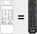Replacement remote control for REMCON778