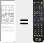 Replacement remote control for REMCON1244