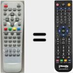 Replacement remote control for PASR42E00D