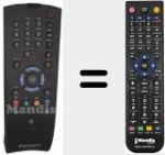 Replacement remote control for TELE PILOT 760S (238000060200)