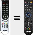 Replacement remote control for RCH 5 J 52 (720117144300)