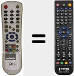 Replacement remote control for REMCON1336