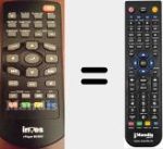 Replacement remote control for Iplayer80MKV