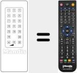 Replacement remote control for REMCON834