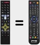 Replacement remote control for RC671