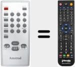 Replacement remote control for REMCON1312