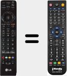 Replacement remote control for MKJ40653831