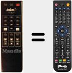 Replacement remote control for REMCON489