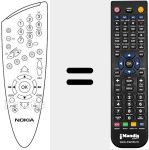 Replacement remote control for REMCON1081