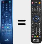 Replacement remote control for MTV-32DLE HD