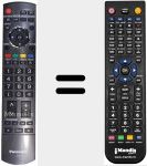 Replacement remote control for N2QAYB000240