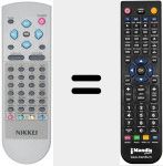 Replacement remote control for REMCON505