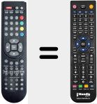 Replacement remote control for REMCON427