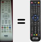 Replacement remote control for RC05W