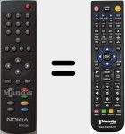 Replacement remote control for RCN200