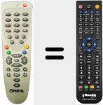 Replacement remote control for REMCON1285