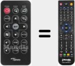 Replacement remote control for ML500