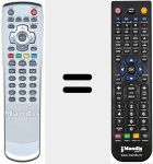 Replacement remote control for REMCON873