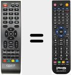 Replacement remote control for REMCON1382