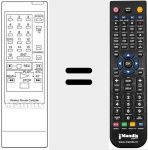 Replacement remote control for RC117