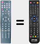 Replacement remote control for RC00067