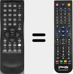 Replacement remote control for RC112370200