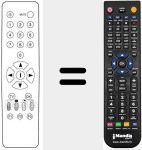 Replacement remote control for RC211