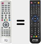 Replacement remote control for RC25E