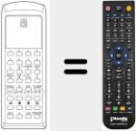 Replacement remote control for RC41