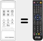 Replacement remote control for RC51KAMOSONIC