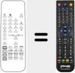 Replacement remote control for RC5404