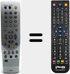 Replacement remote control for RS501