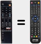 Replacement remote control for REMCON550